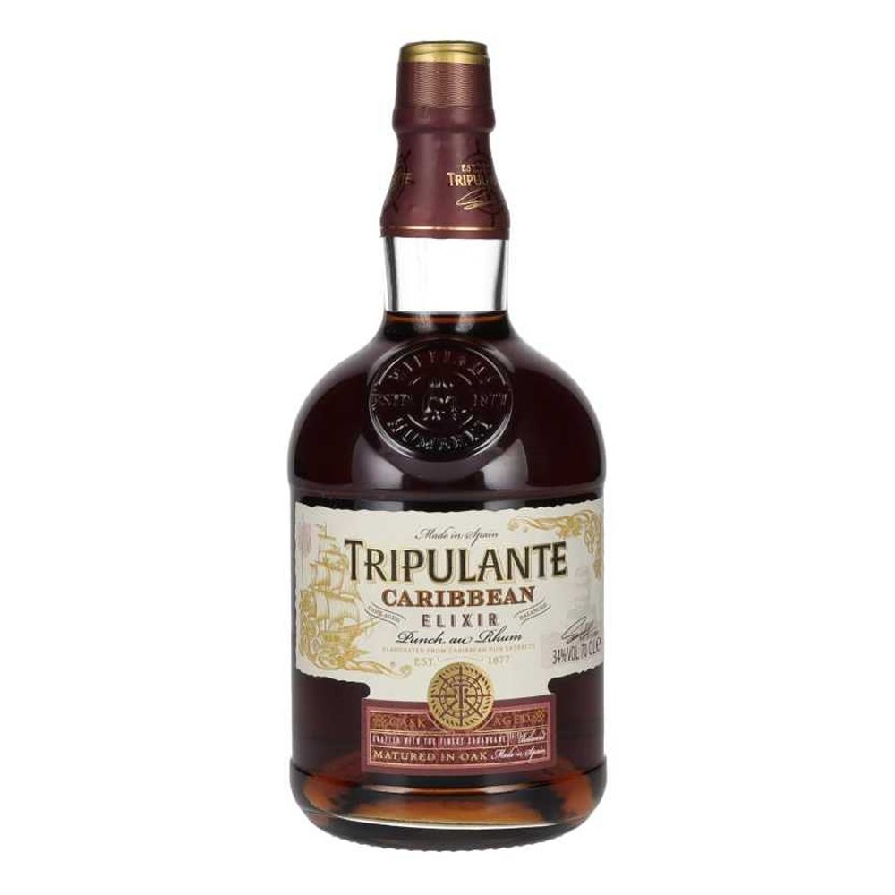 Likier Caribbean Elixir Tripulante  34% 700 ml