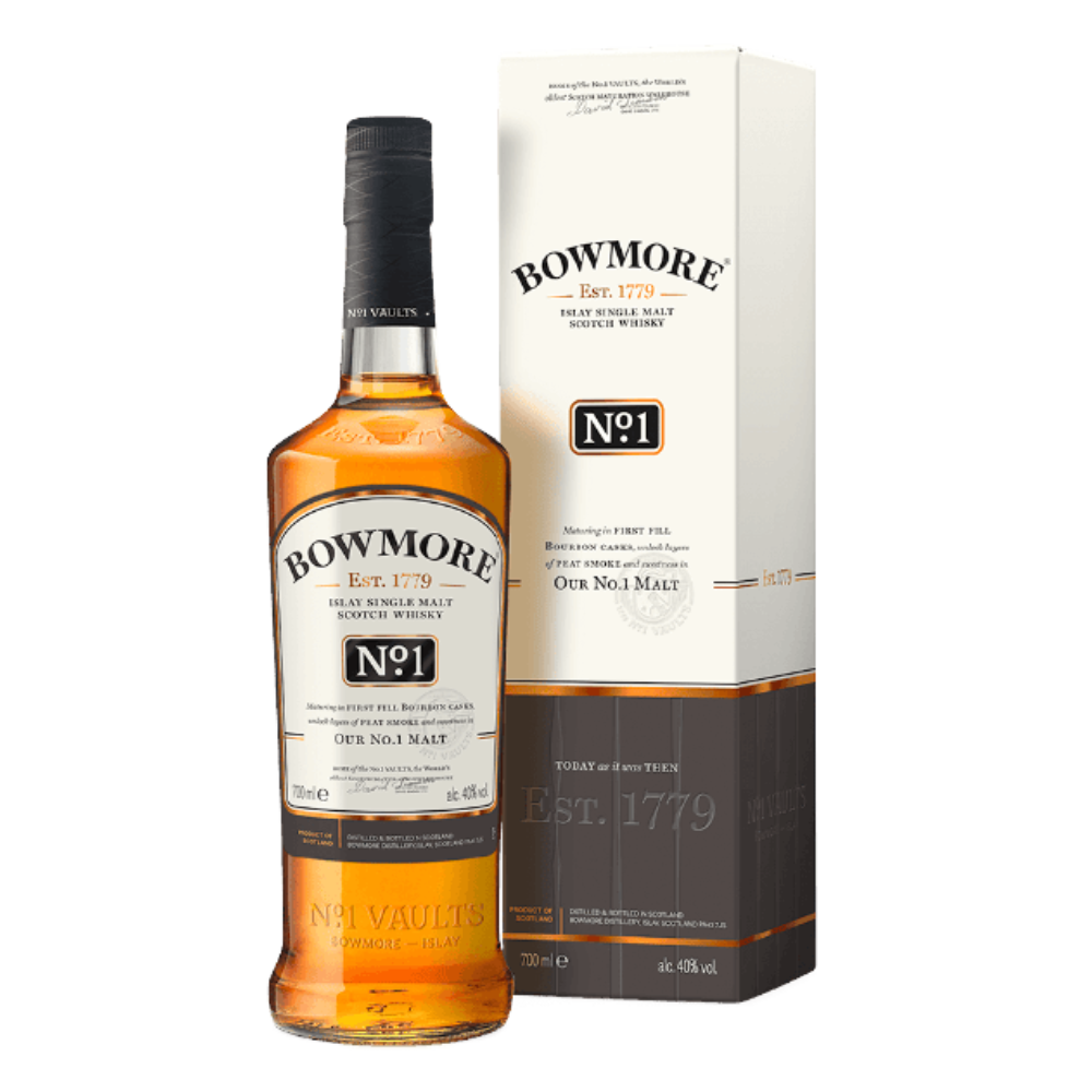 Whisky Bowmore No.1 40% 700 ml + Karton