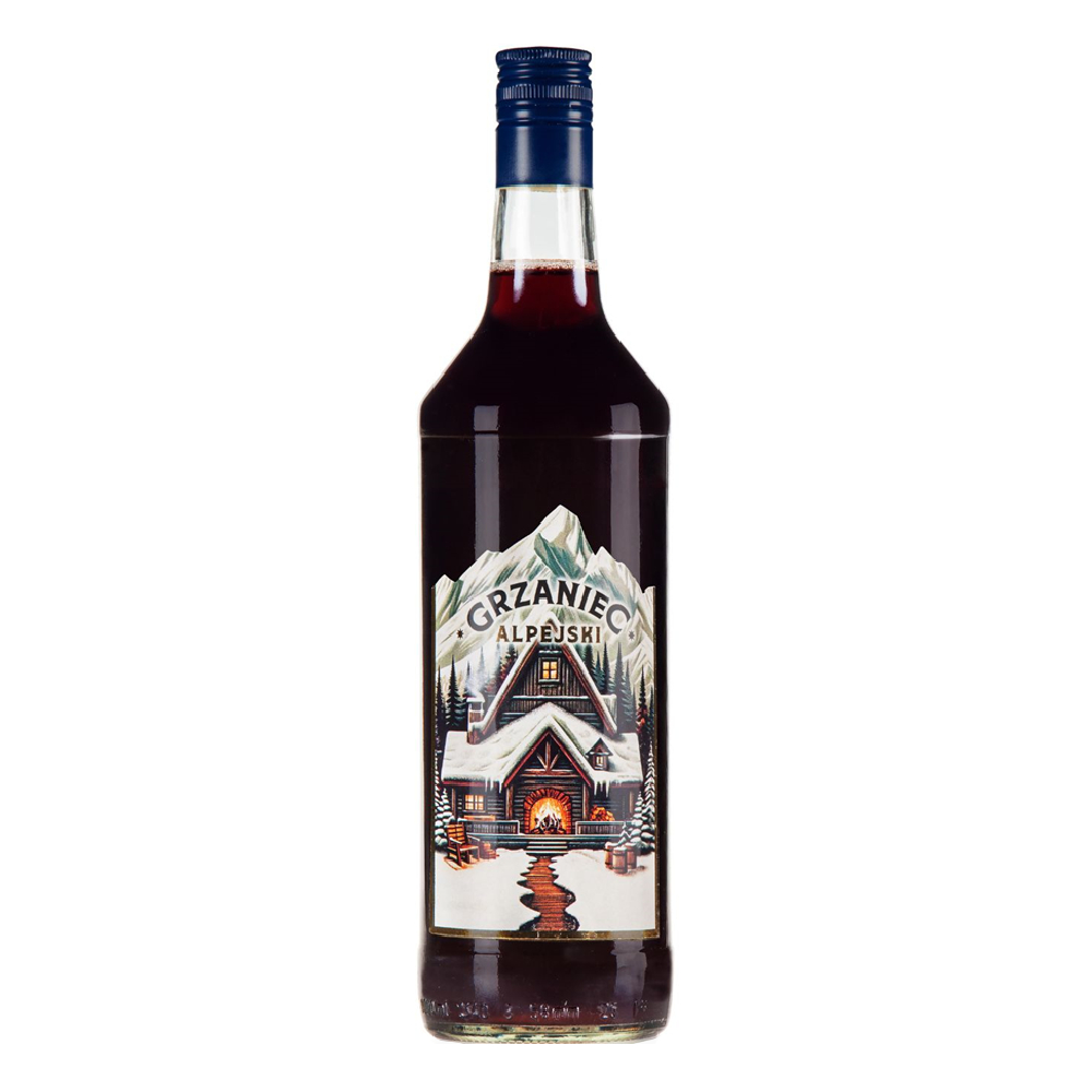 Wino Grzaniec Alpejski 13% czerwone słodkie 1000 ml