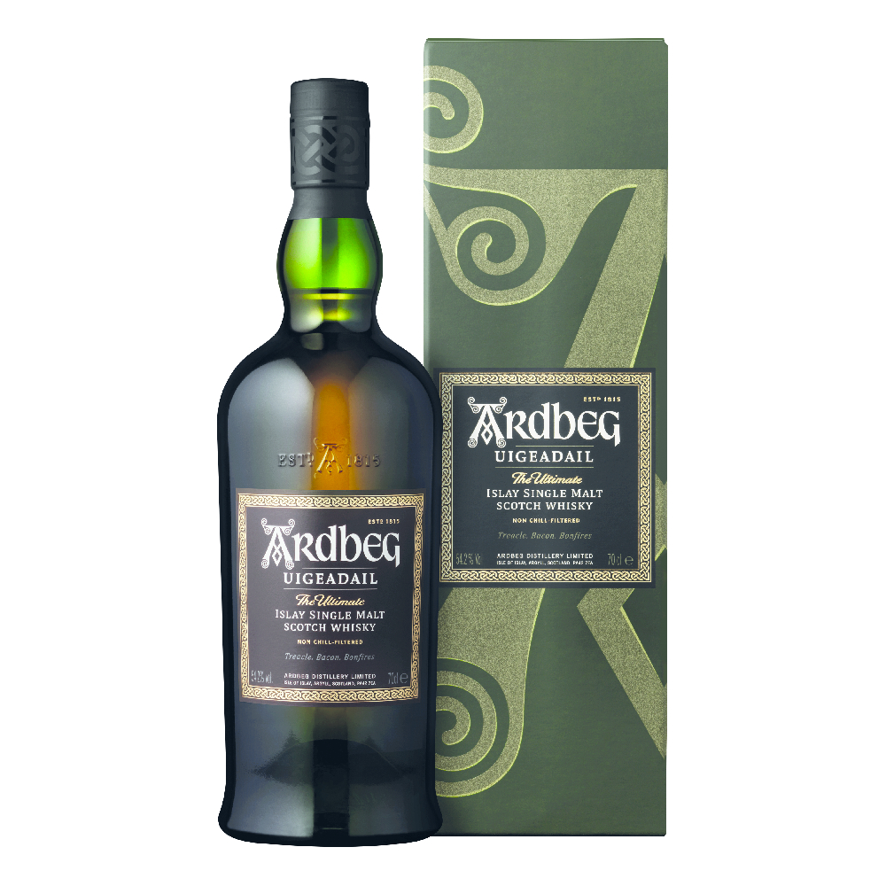 Whisky Ardbeg Uigeadail 54% 700 ml kartonik