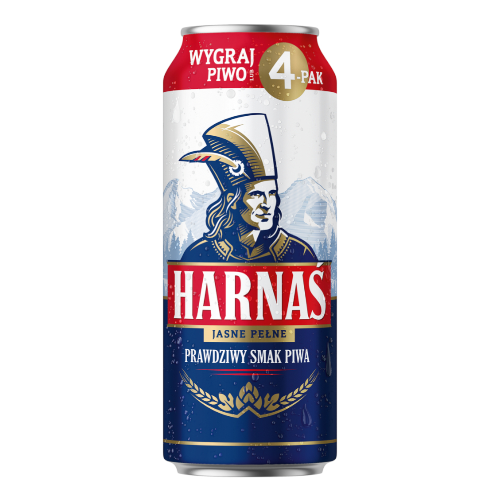 Piwo Harnaś Jasne Pełne 5,8% 500 ml Puszka