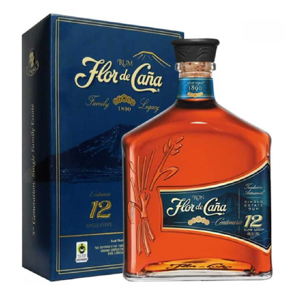 Rum Flor De Cana 12 YO 40% 700 ml Kartonik