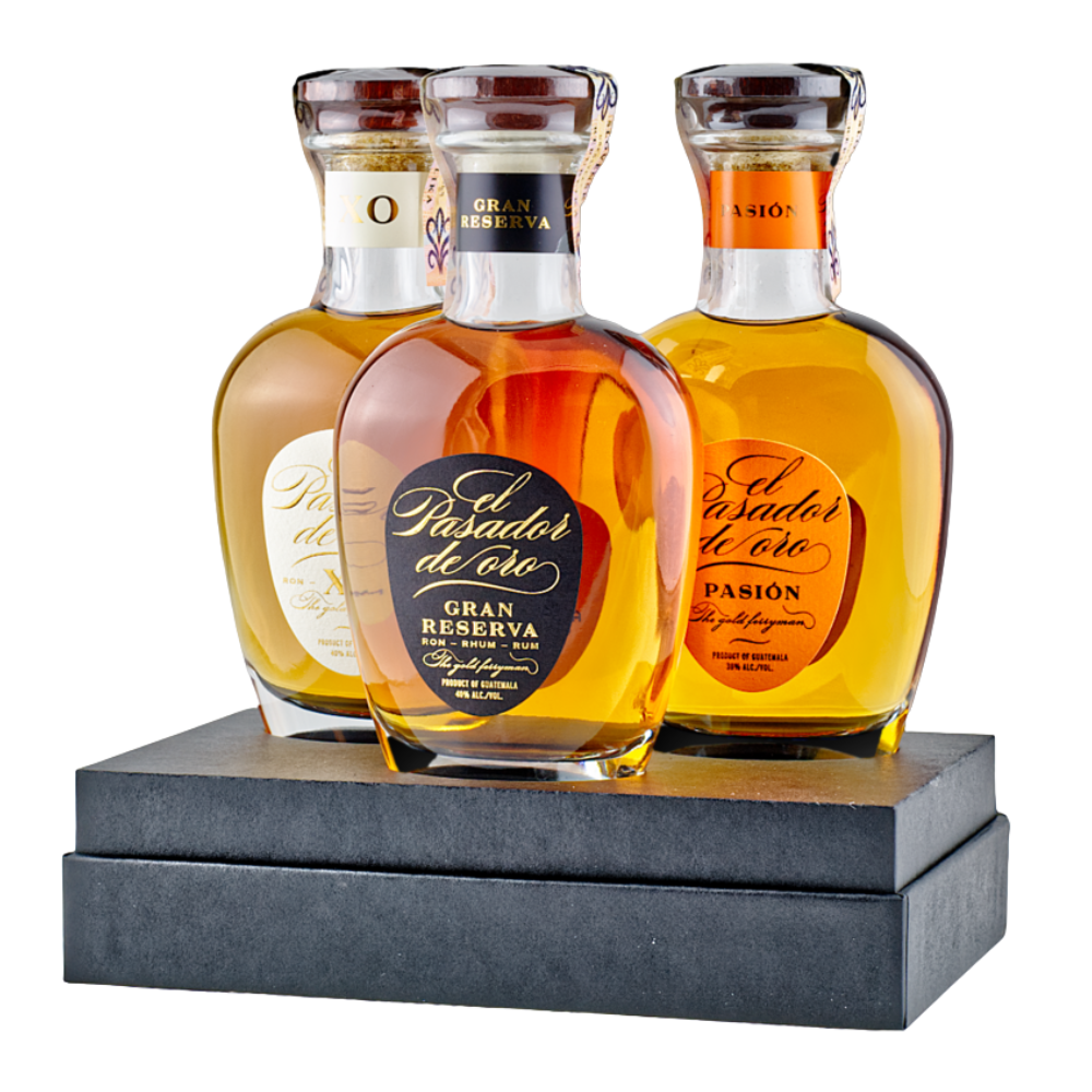 Rum El Pasador De Oro Passion Set 38% 3 x 200 ml