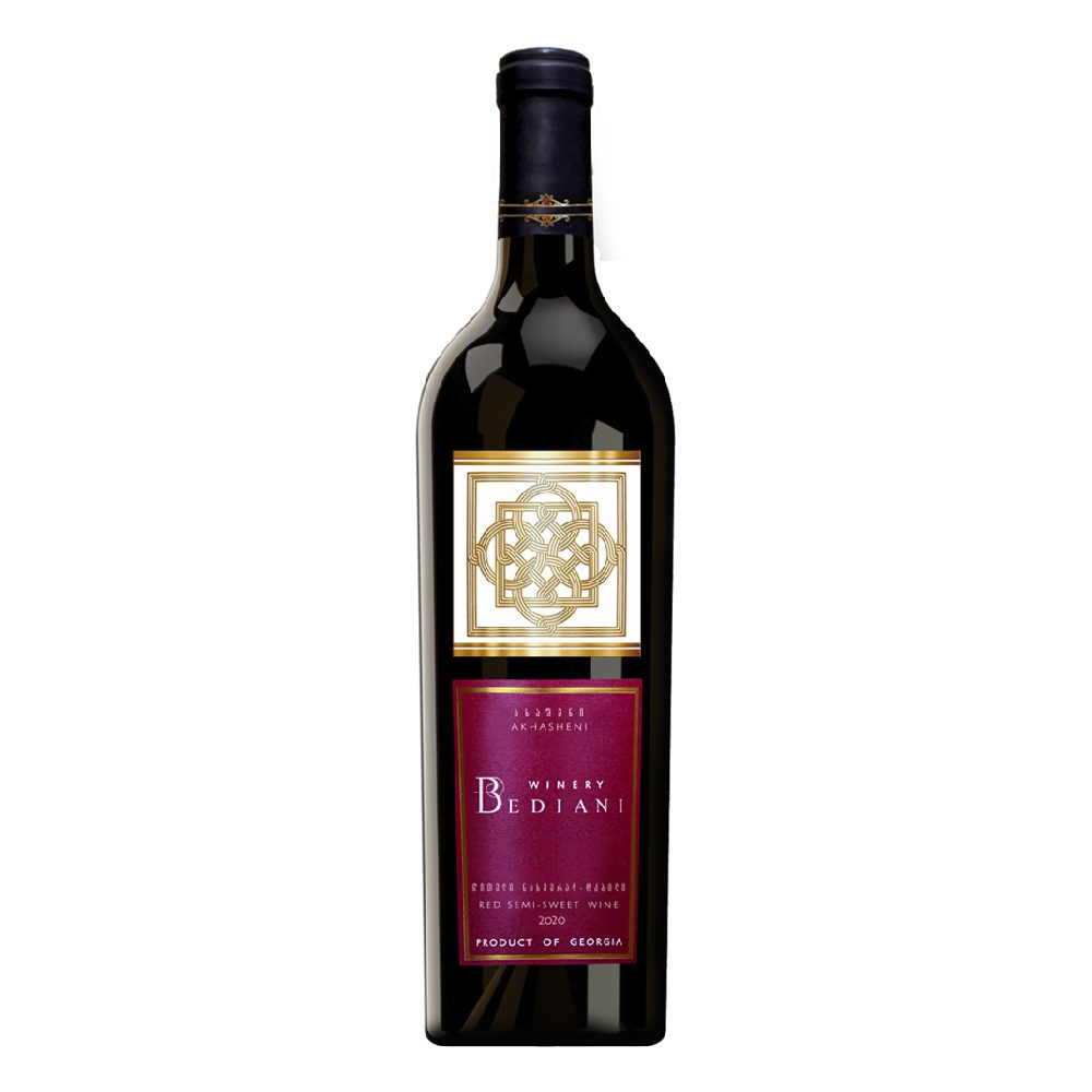 Wino Bediani Akhasheni 11,5% czerwone półsłodkie 750 ml