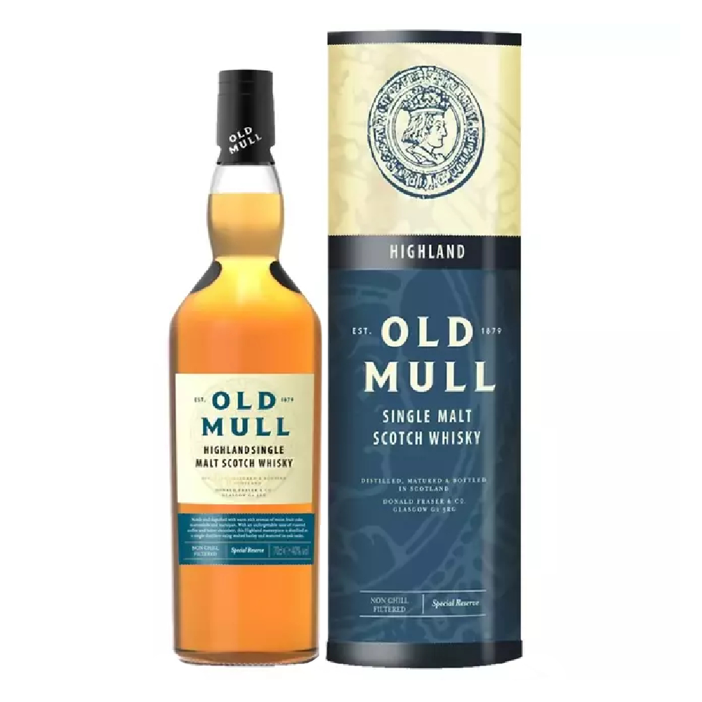 Whisky Old Mull Highland 40% 700 ml Tuba