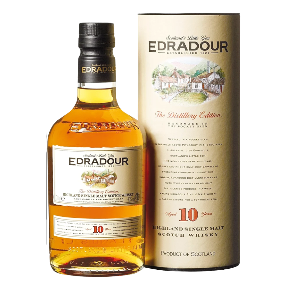 Whisky Edradour 10 YO Highland Single Malt 43% 700 ml Tuba