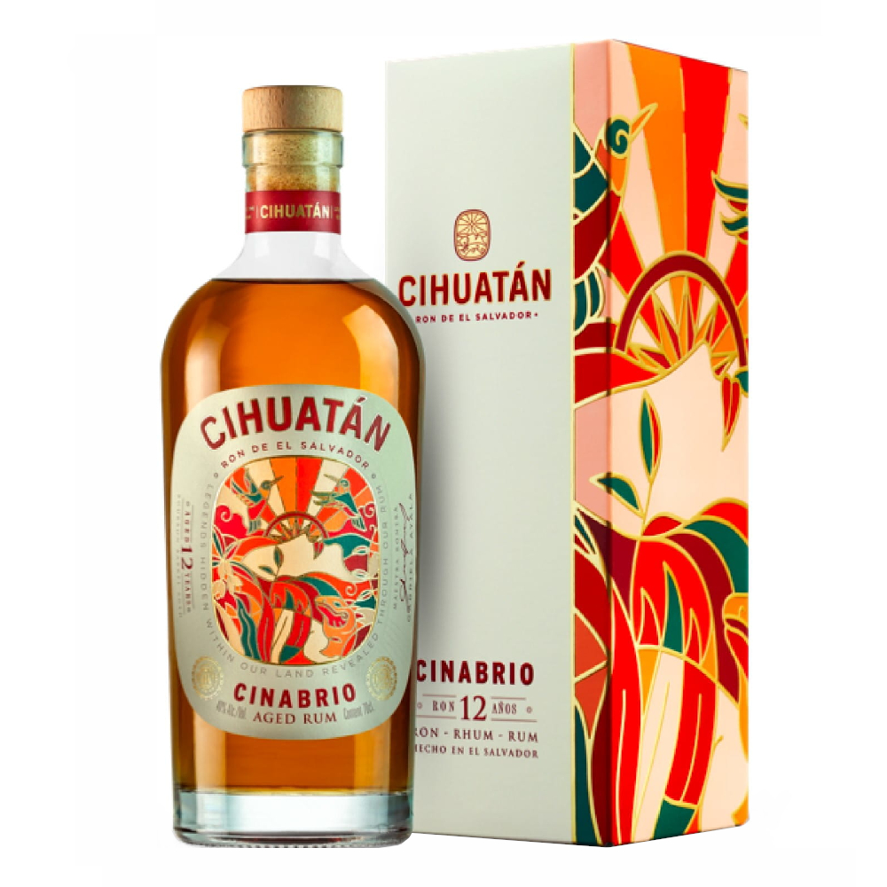 Rum Cihuatan Cinabrio 12 YO 40% 700 ml kartonik