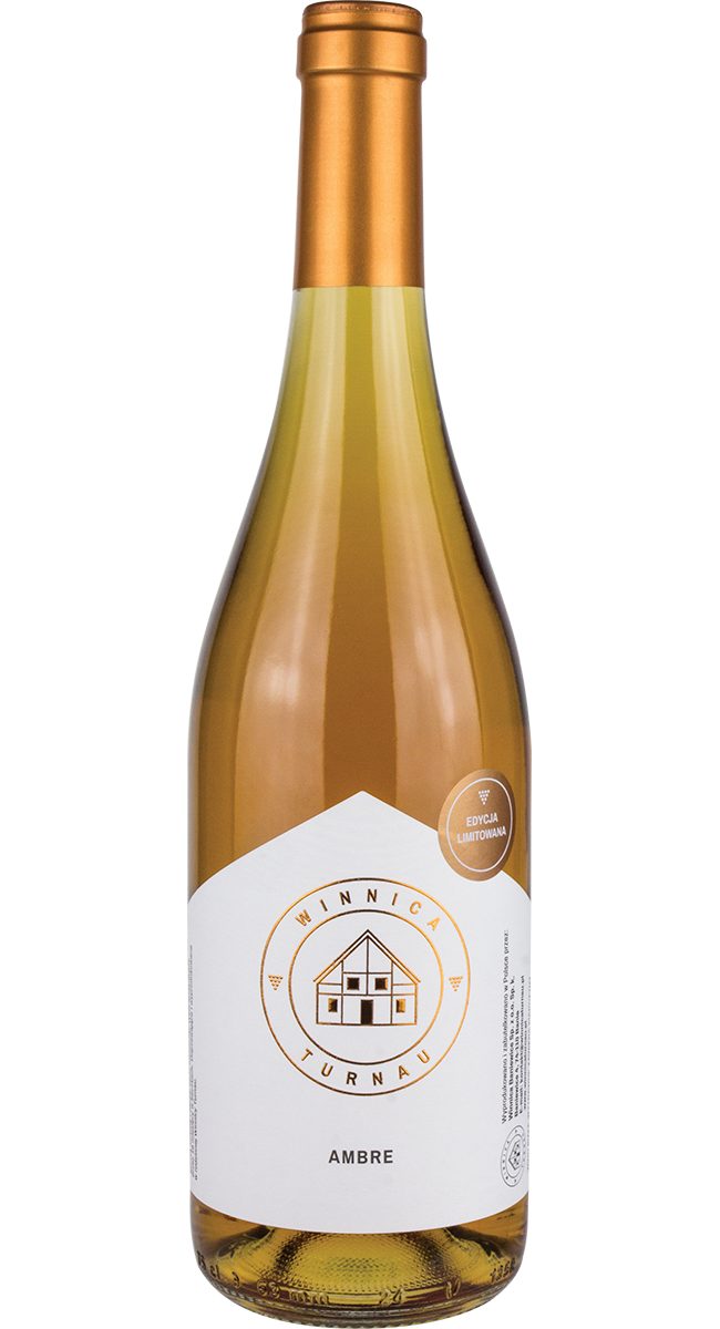 Wino Winnica Turnau Ambre 15% białe wytrawne 750 ml