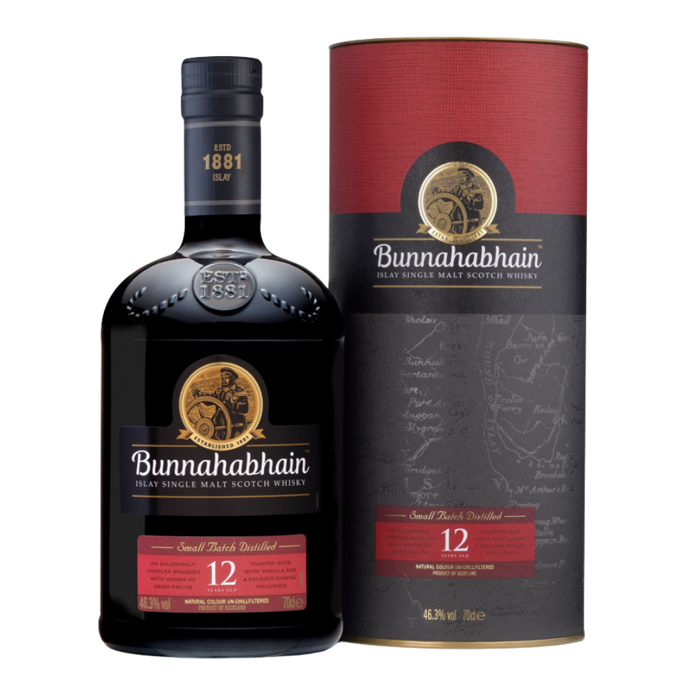 Whisky Bunnahabhain 12YO Islay Single Malt 46,3% 700 ml Tuba