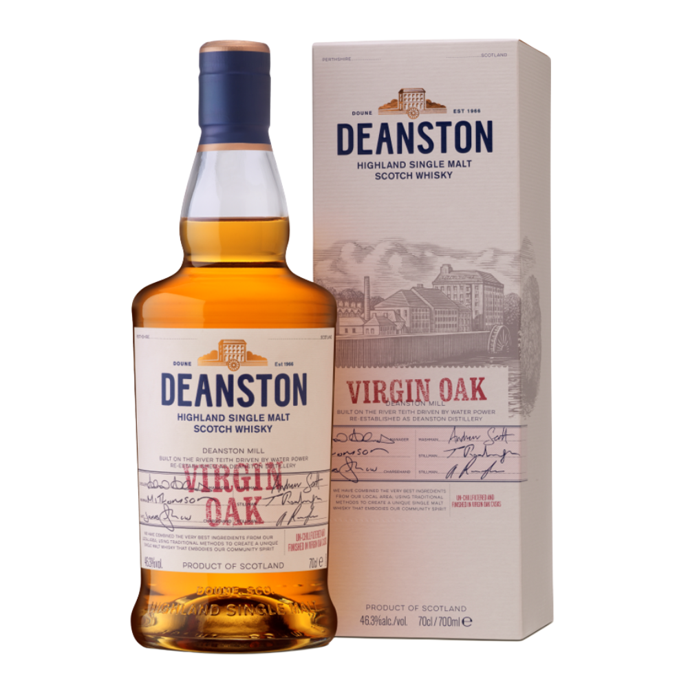 Whisky Deanston Virgin Oak Highland Single Malt 46,3% 700 ml kartonik