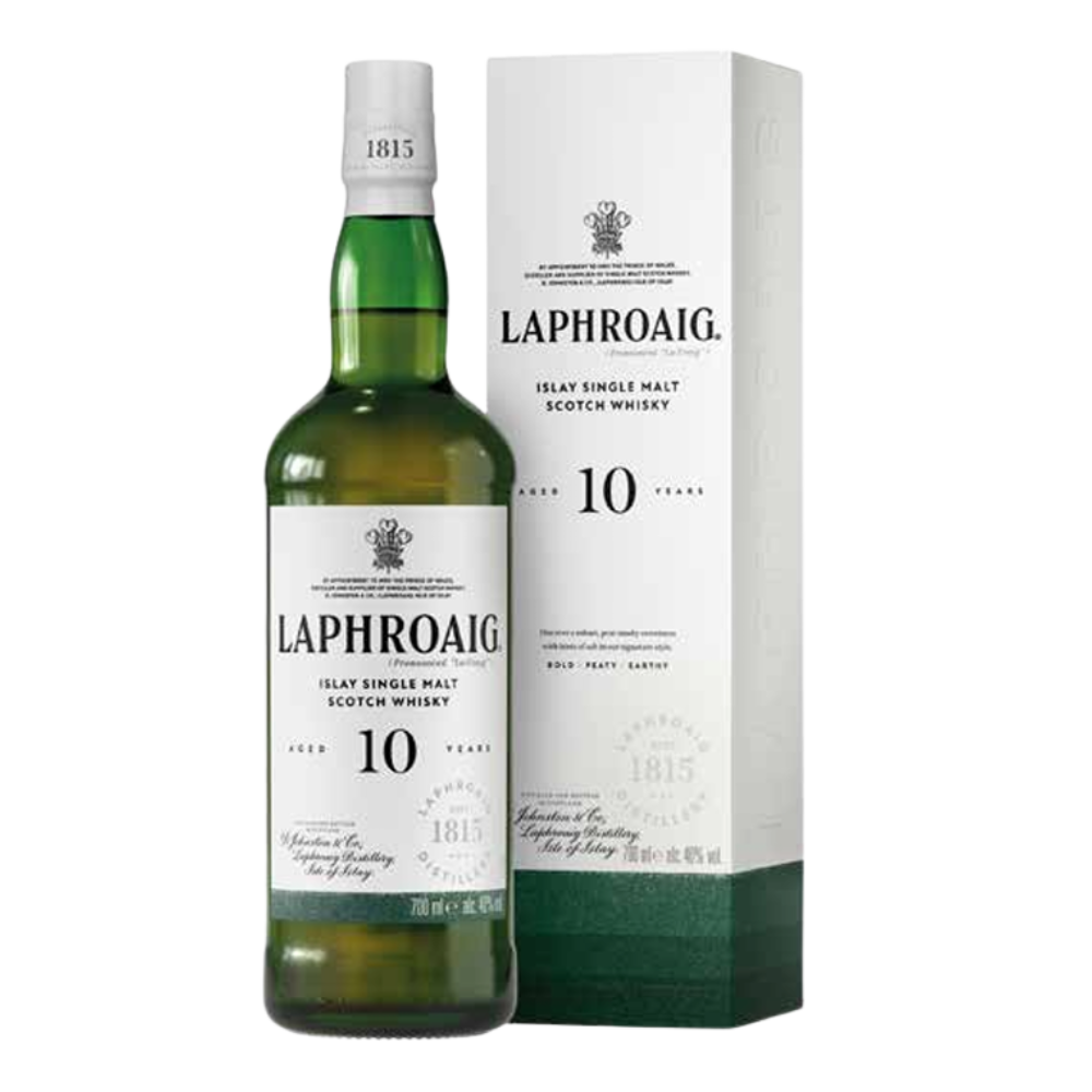 Whisky Laphroaig 10 YO tuba 40% 700 ml