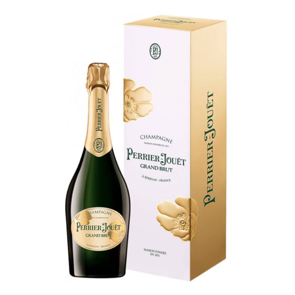 Wino Perrier Jouet Grand Brut 12% białe wytrawne 750 ml kartonik