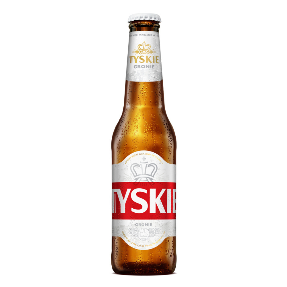 Piwo Tyskie Jasne Pełne 5,2% 330 ml