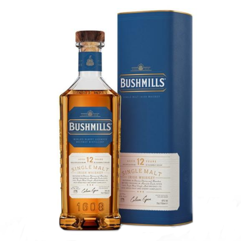 Whisky Bushmills 12 YO Single Malt 40% 700 ml kartonik