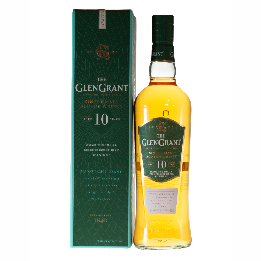Whisky Glen Grant 10 YO  40% 700 ml kartonik