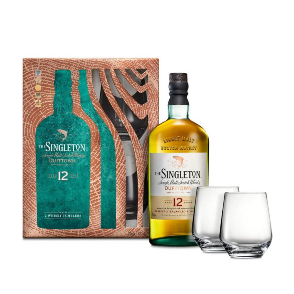 Whisky Singleton Of Dufftown 12Y 40% 700 ml + szklanki