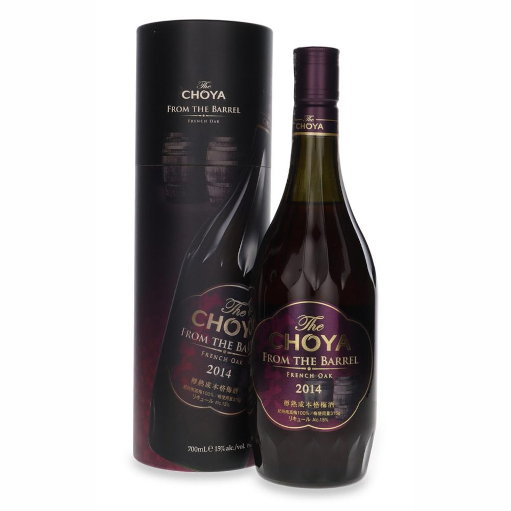 Likier The Choya From The Barrel 15% 700 ml tuba
