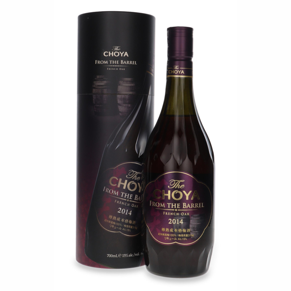 Likier The Choya From The Barrel 15% 700 ml tuba