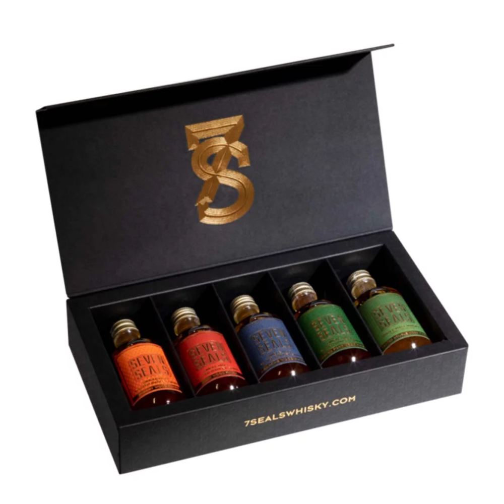 Whisky Seven Seals Miniatur Tasting Box Classics 58,7% 5x50 ml