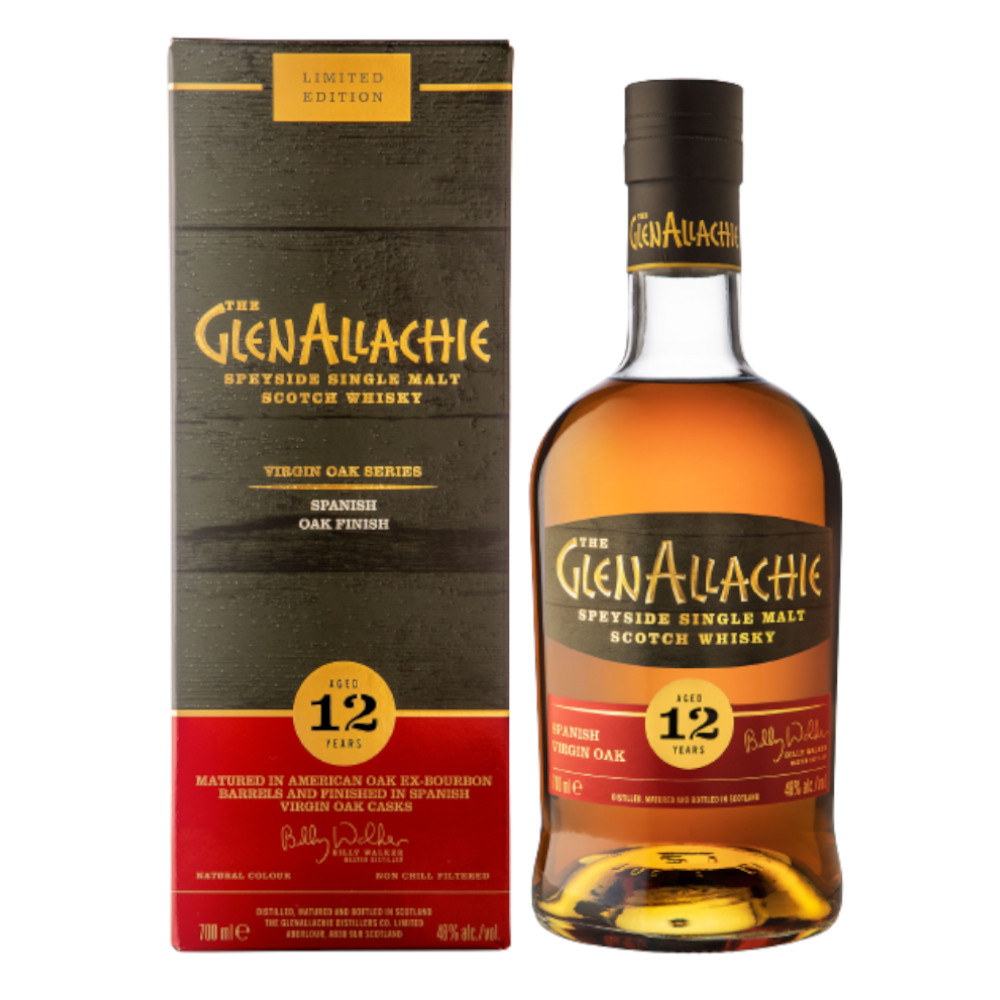 Whisky GlenAllachie 12YO Spanish Oak 48% 700 ml kartonik