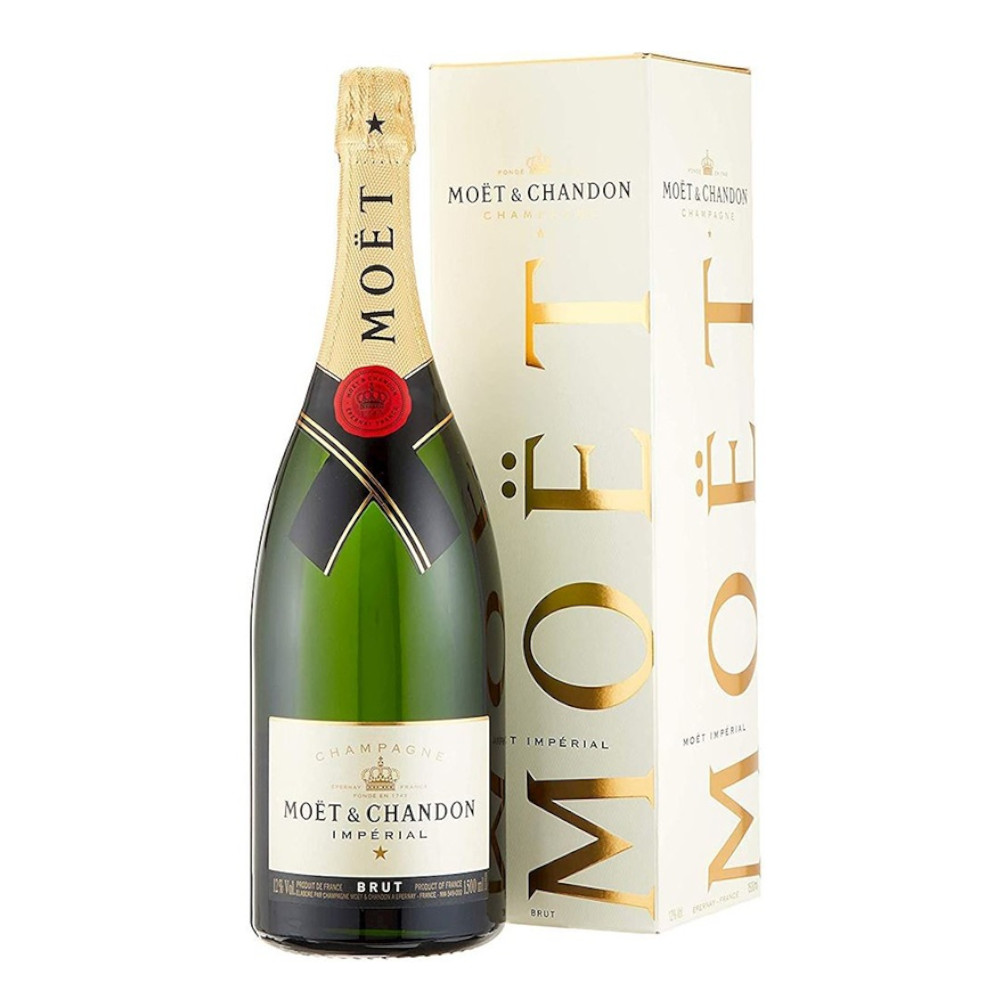 Szampan Moet & Chandon Brut Imperial 12% biały wytrawny 1500 ml kartonik