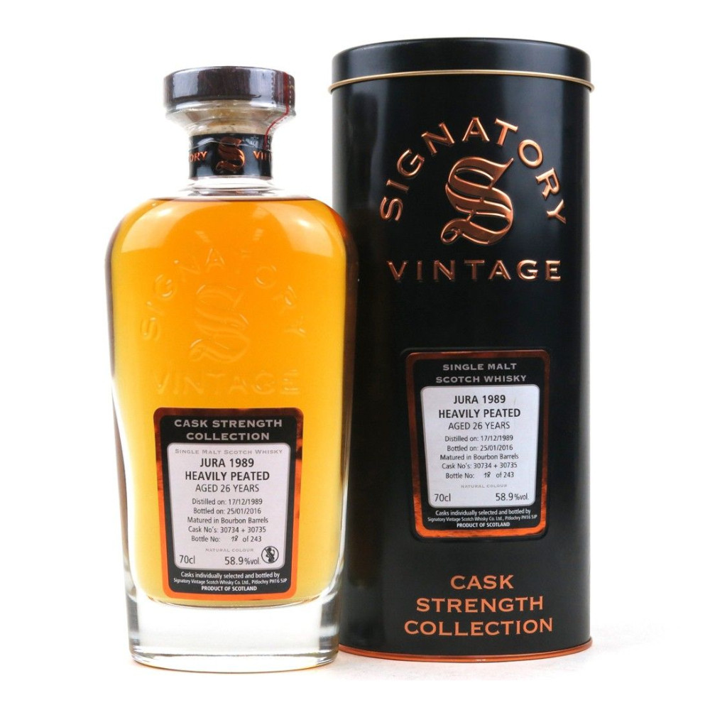 Whisky Old Signator Jura 26YO 1989 58,9% 700 ml tuba