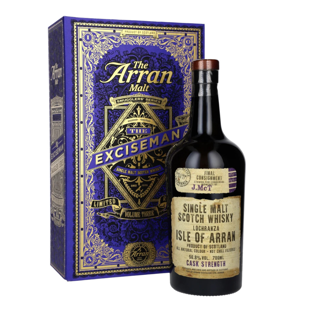 Whisky Arran Smugglers Exciseman 56,8% 700 ml kartonik