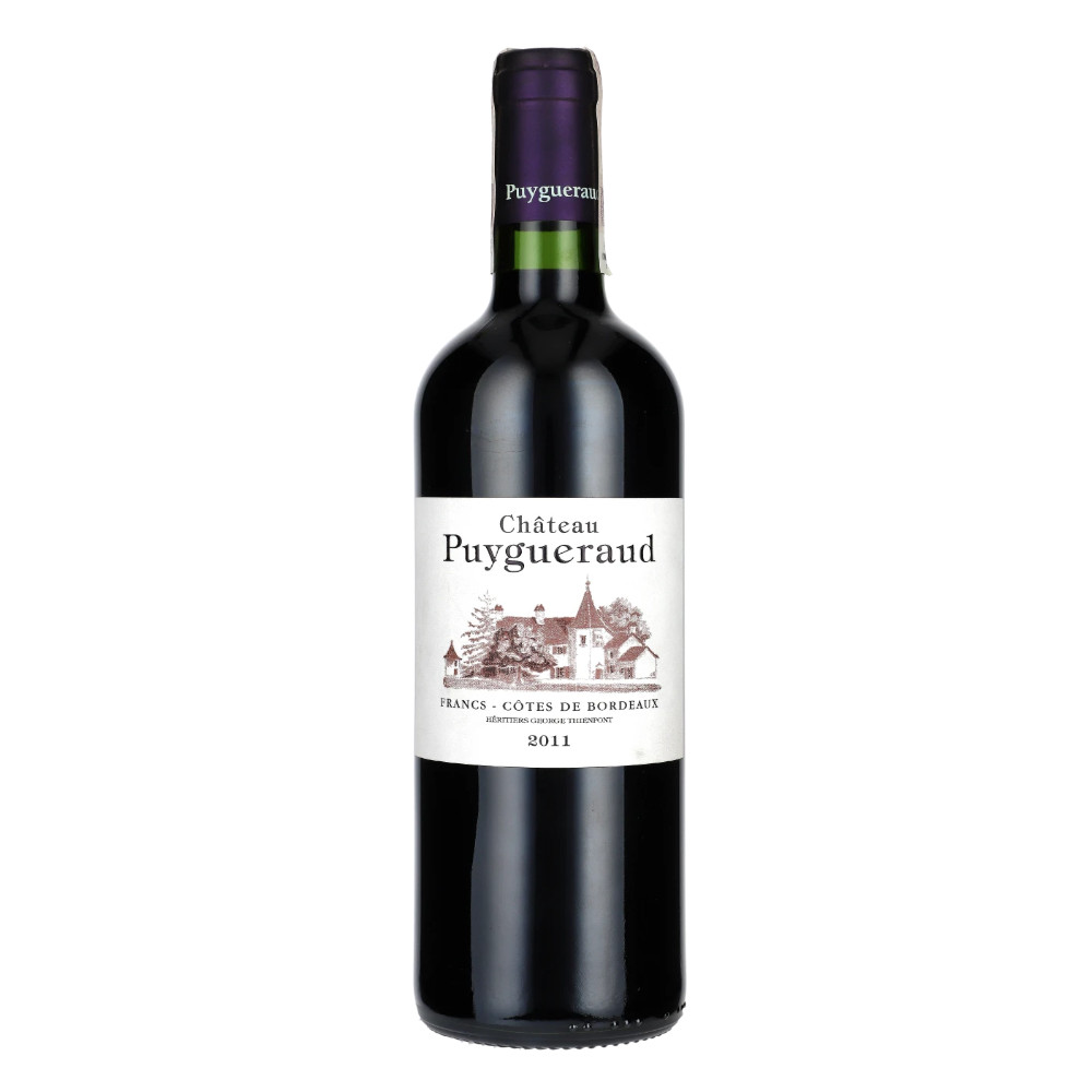 Wino Chateau Puygueraud Cotes de Bordeaux 14% czerwone wytrwane 750 ml