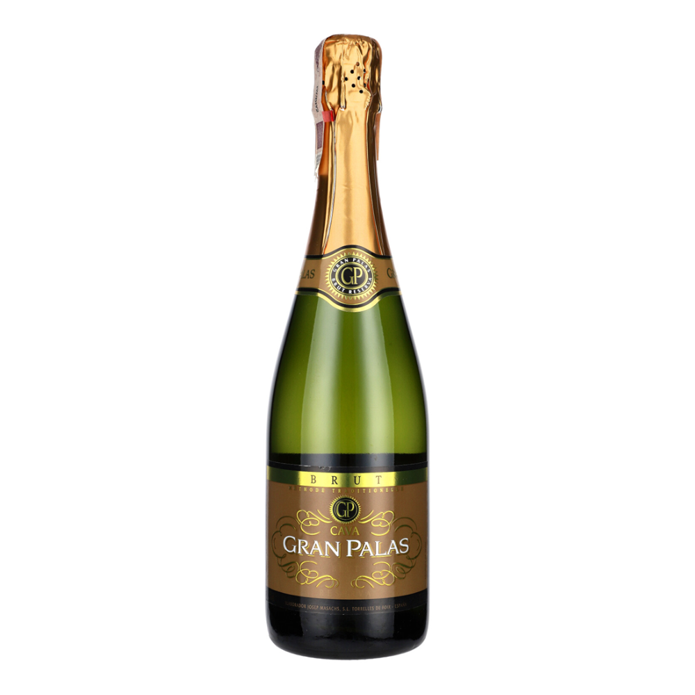 Wino Gran Palas Brut Cava 11,5% białe wytrawne 750 ml