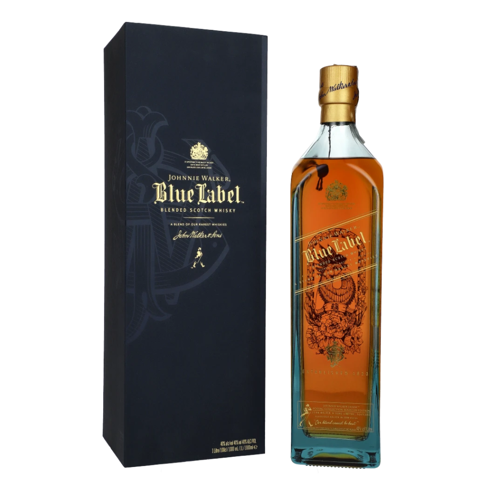 Whisky Johnnie Walker Blue Zodiac Rooste 40% 1000 ml kartonik