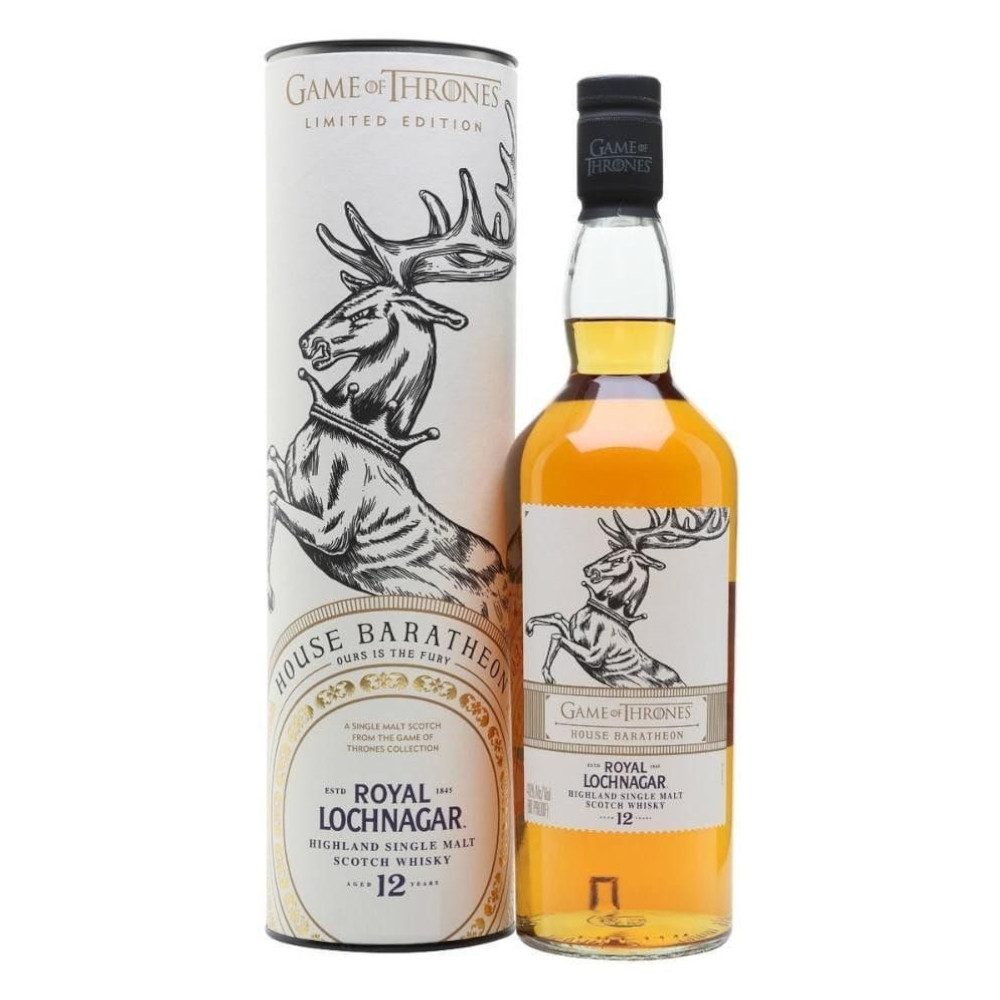 Whisky Royal Lochnagar 12 YO Game of Thrones House Baratheon 40% 700 ml tuba
