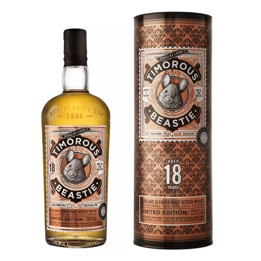 Whisky Timorous Beastie 18Y 46,8% 700 ml kartonik