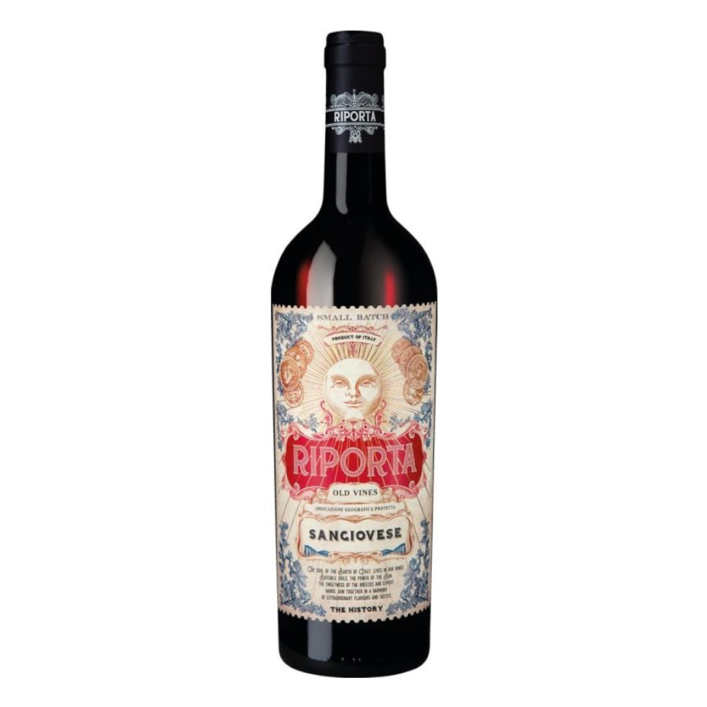 Wino Riporta Puglia Sangiovese 2023 13,5% czerwone wytrawne 750 ml