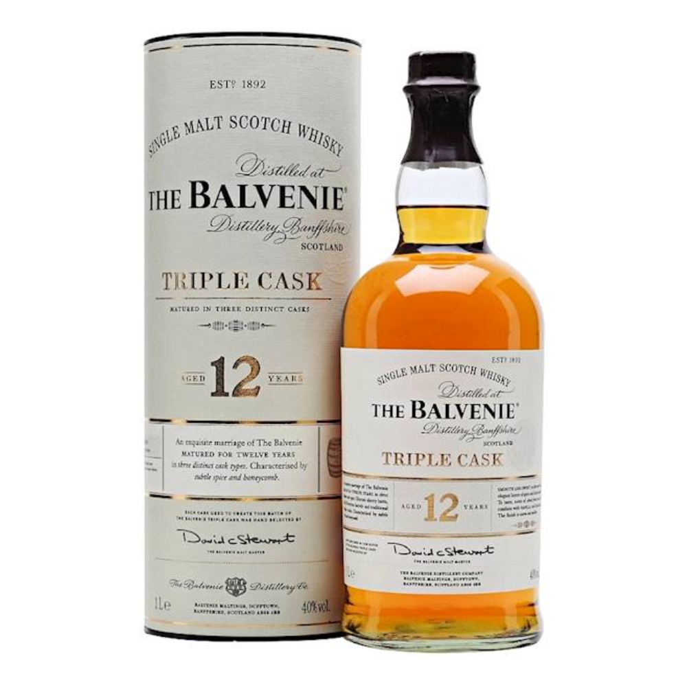 Whisky The Balvenie 12YO Triple Cask 40% 1000 ml