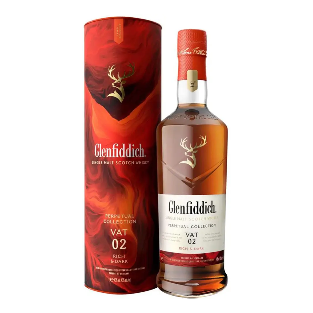 Whisky Glenfiddich Perpetual Vat 02 Rich & Dark 43% 1000 ml Tuba