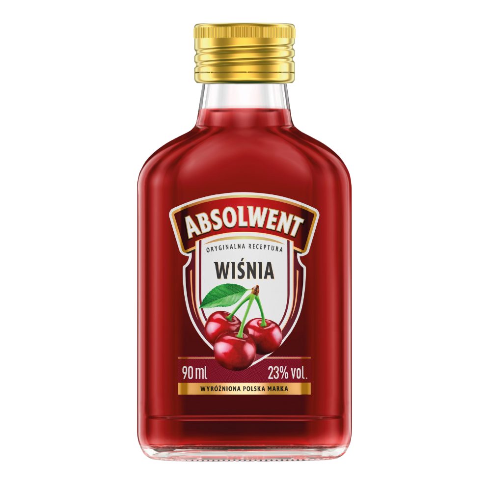 Likier Absolwent Wiśnia 23% 90 ml