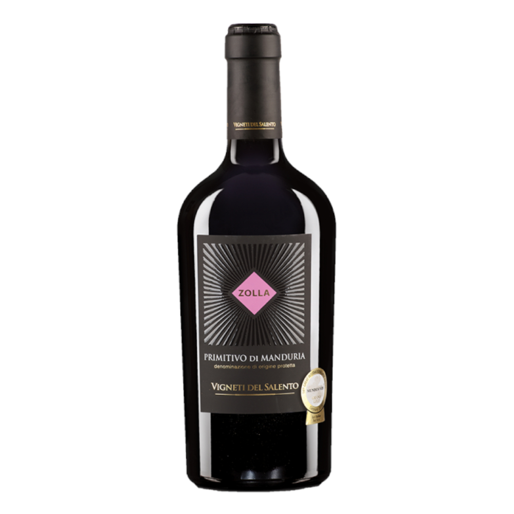 Wino Zolla Primitivo Di Manduria Doc Riserva 2018 14% czerwone wytrawne 750 ml