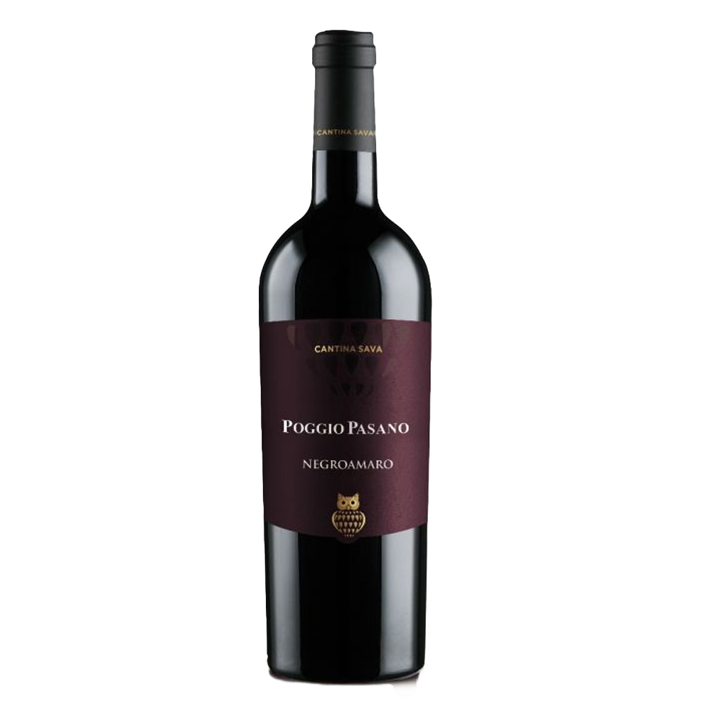 Wino Poggio Pasano Negroamaro 2021 13,5% czerwone wytrawne 750 ml