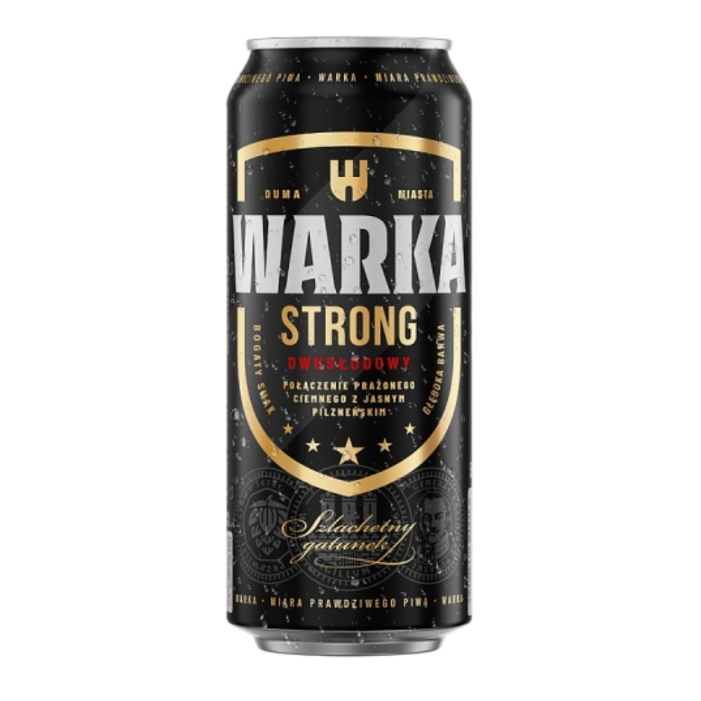 Piwo Warka Strong 6,3% 500 ml puszka