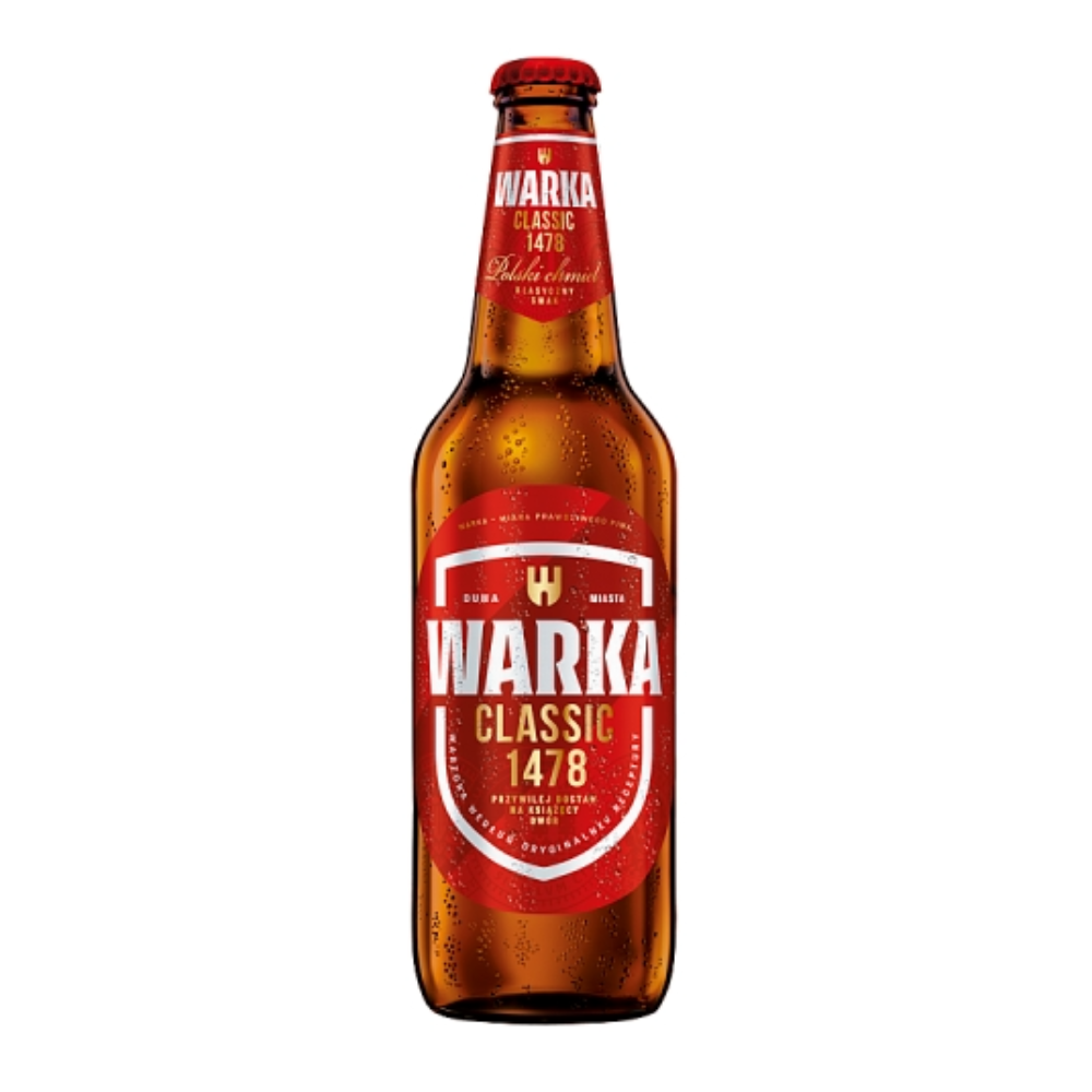 Piwo Warka Classic Jasne Pełne 5,2% 500 ml