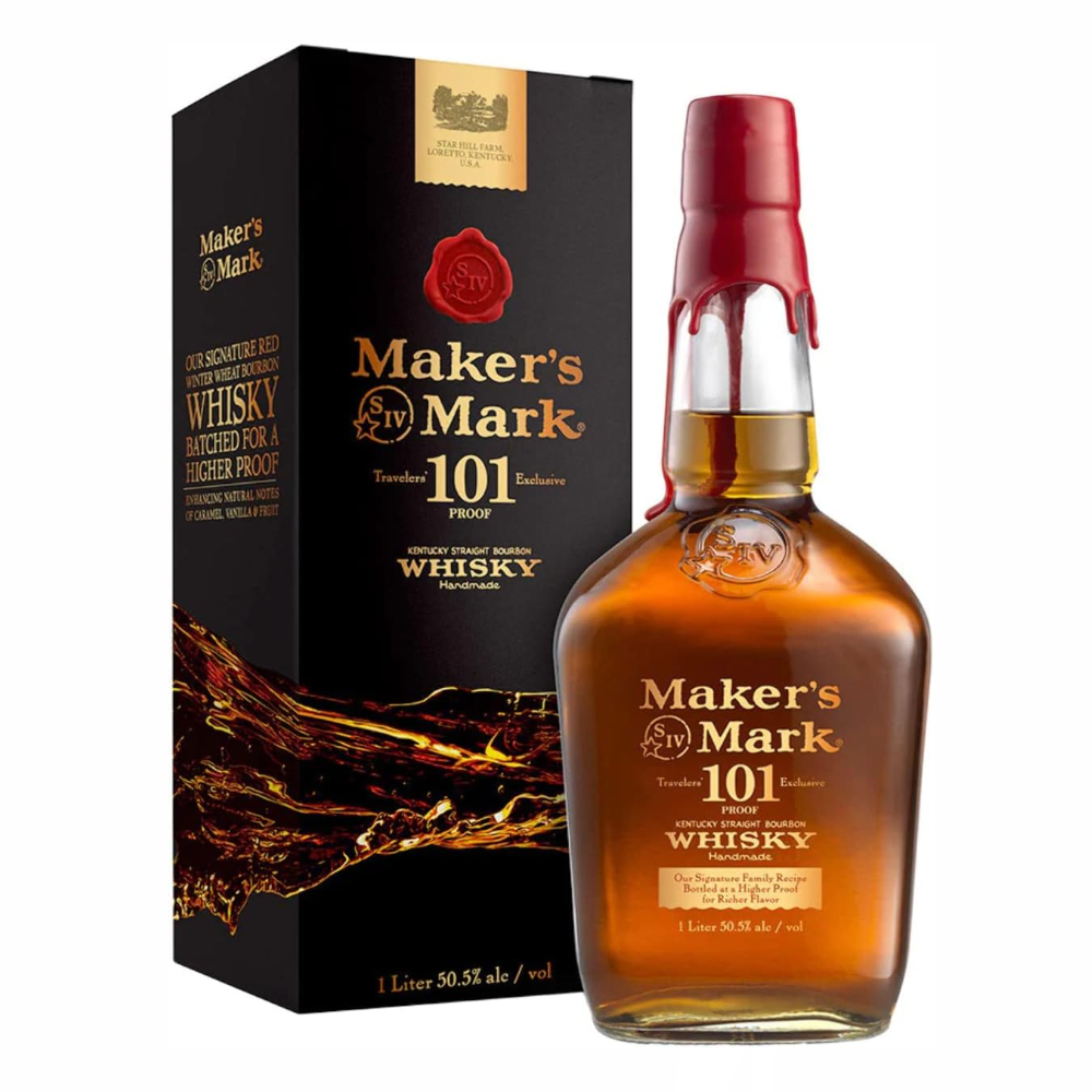 Whisky Bourbon Maker's Mark 101 Proof 50,5% 1000 ml