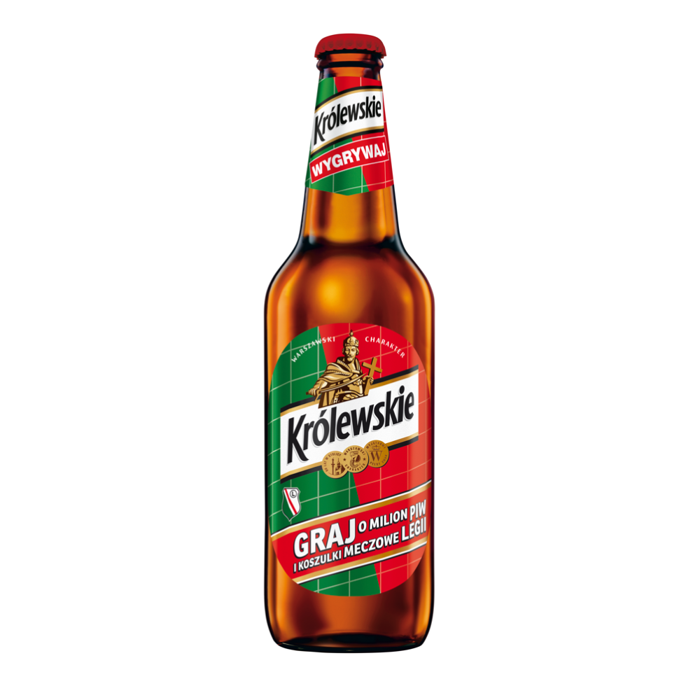Piwo Królewskie Jasne 5,2% 500 ml