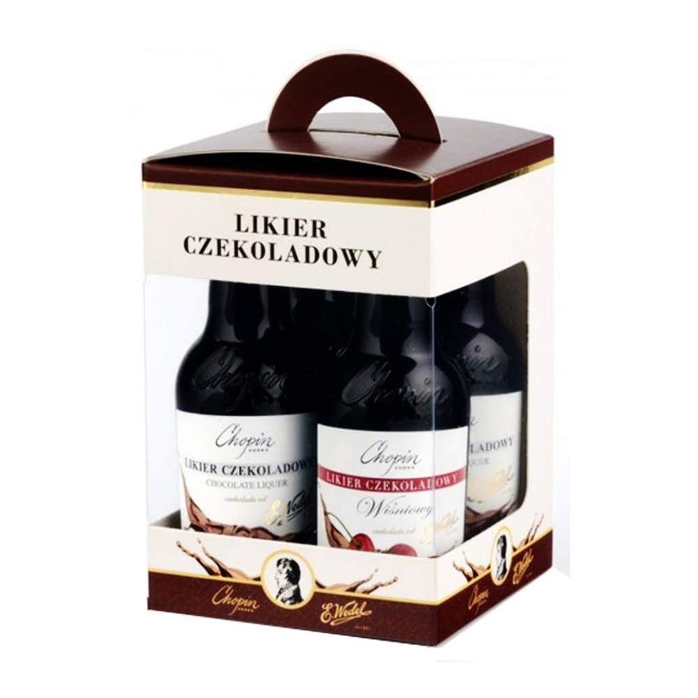 Likier Czekolada Wedel & Chopin Zestaw 18% 4 x 50 ml