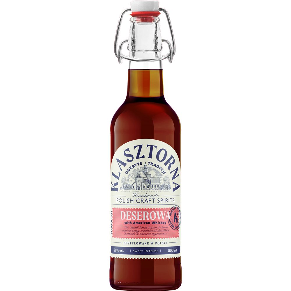 Wódka Klasztorna Deserowa 30% 500 ml