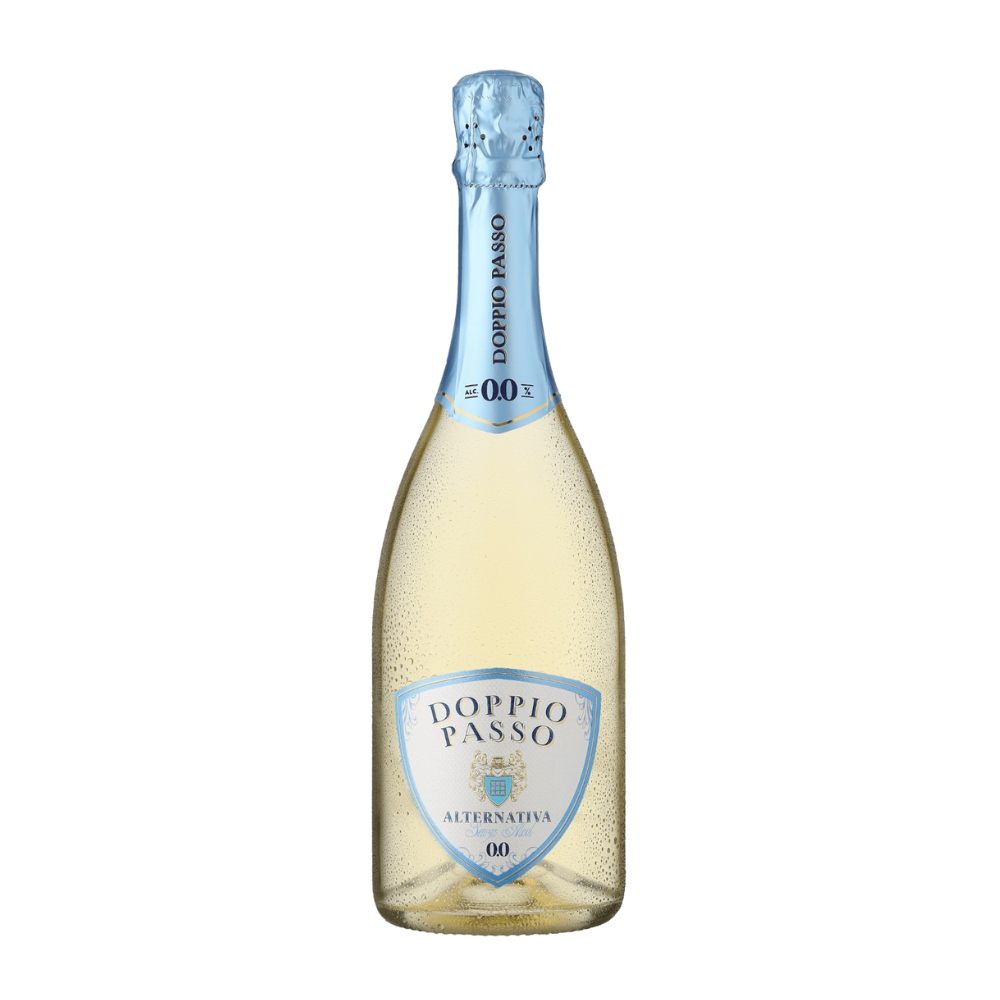 Wino musujące Doppio Passo Sparkling Alternativa 0% białe wytrawne 750 ml