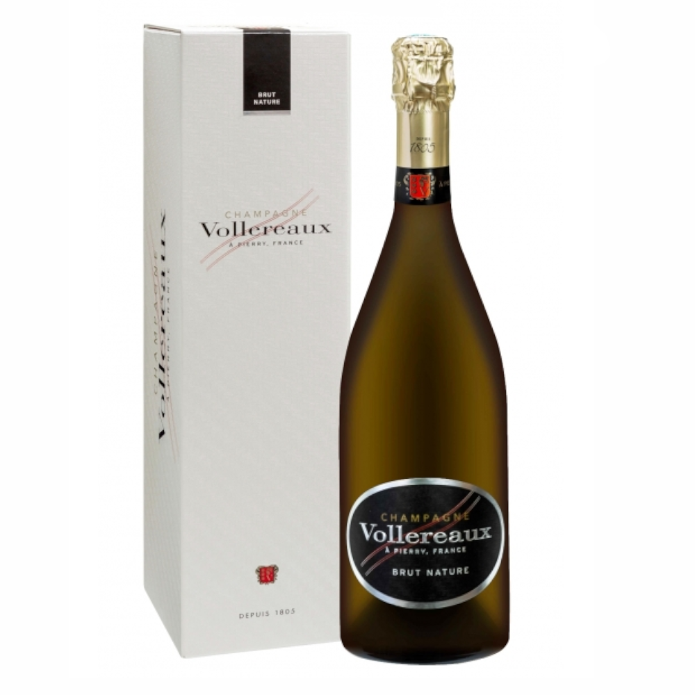 Szampan Vollereaux Brut Nature 12% białe wytrawne 750 ml kartonik