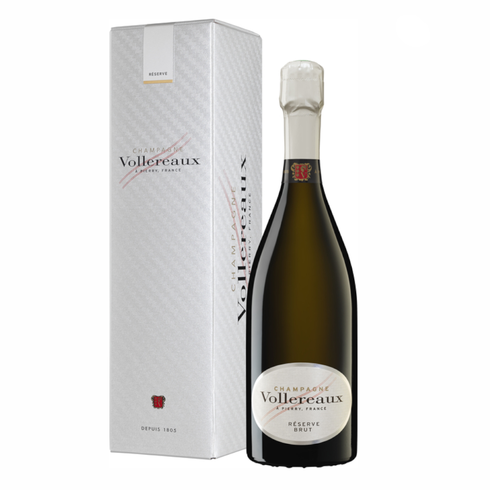 Szampan Vollereaux Brut Reserve 12% białe wytrawne 750 ml kartonik