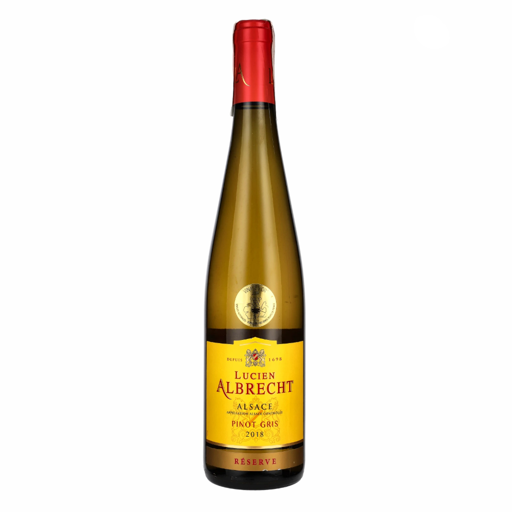 Wino Lucien Albrecht Pinot Gris Grand Cru Alsace 14% białe wytrawne 750 ml