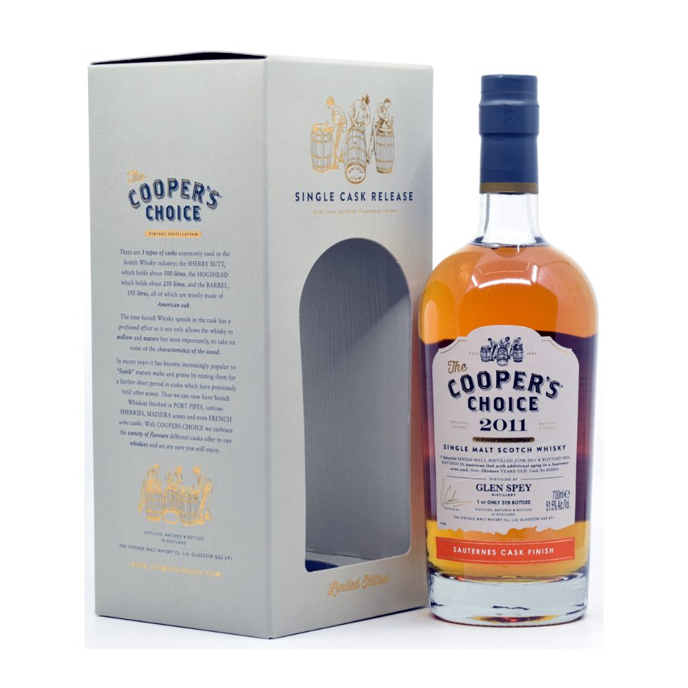 Whisky Cooper's Choice Glen Spey 13YO 51,5% 700 ml