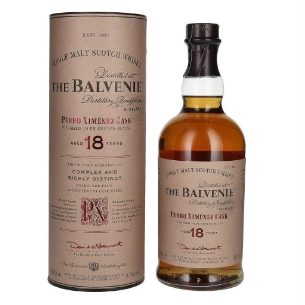 Whisky Balvenie 18Y Sherry PX Cask 48,7% 700 ml tuba